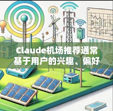 Claude机场推荐通常基于用户的兴趣、偏好和历史行为来推荐机场。具体来说,Claude可能会根据以下几个因素来推荐机场