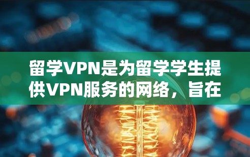 留学VPN是为留学学生提供VPN服务的网络，旨在保护他们的网络安全。以下是一些关于留学VPN的详细信息