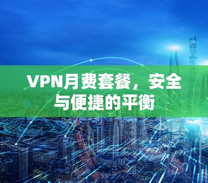 VPN月费套餐，安全与便捷的平衡