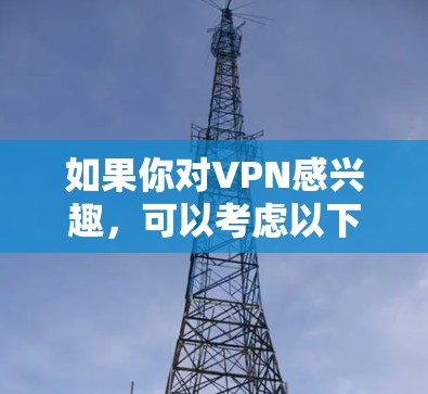 如果你对VPN感兴趣,可以考虑以下几种推荐