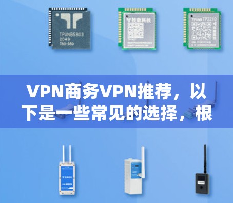 VPN商务VPN推荐，以下是一些常见的选择，根据你的需求和具体情况，你可以根据自己的需求和安全考虑因素来选择合适的VPN服务
