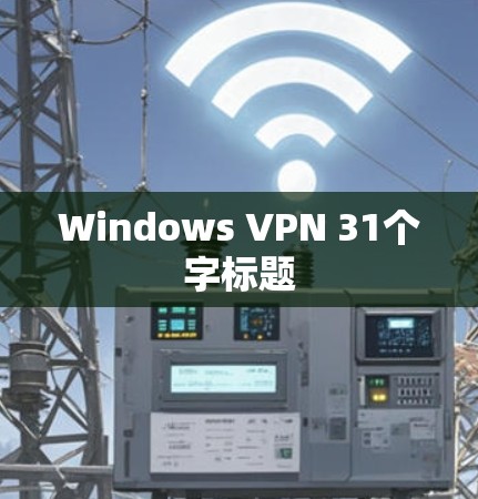Windows VPN 31个字标题