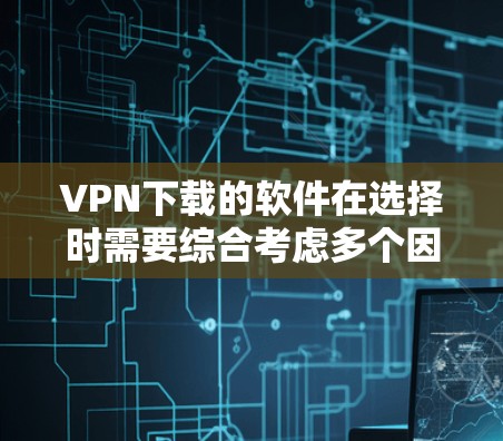 VPN下载的软件在选择时需要综合考虑多个因素,以确保安全性和可靠性。以下是详细的分析和建议 VPN下载的软件在选择时需要综合考虑多个因素,以确保安全性和可靠性。以下是详细的分析和建议