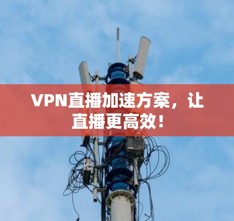 VPN直播加速方案，让直播更高效！