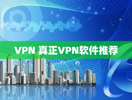 VPN 真正VPN软件推荐 VPN 真正VPN软件推荐