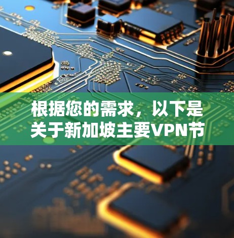 根据您的需求,以下是关于新加坡主要VPN节点的总结,涵盖服务类型、使用限制、网络覆盖范围、费用、优缺点和使用指南,供参考 根据您的需求,以下是关于新加坡主要VPN节点的总结,涵盖服务类型、使用限制、网络覆盖范围、费用、优缺点和使用指南,供参考