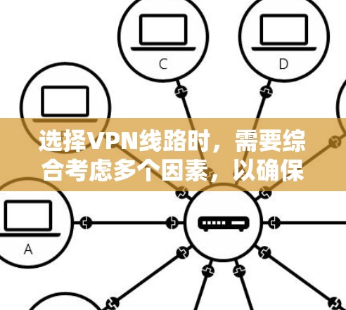 选择VPN线路时，需要综合考虑多个因素，以确保安全、稳定、高效，并满足用户的具体需求。以下是一个详细的VPN线路选择攻略，涵盖不同类型的VPN特点、适用场景以及注意事项