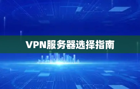 VPN服务器选择指南