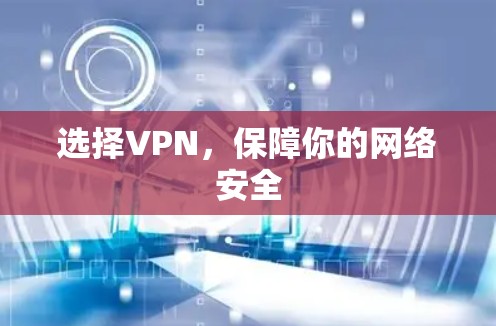 选择VPN,保障你的网络安全 选择VPN,保障你的网络安全