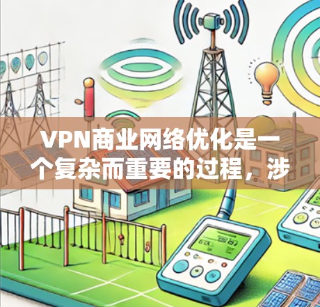 VPN商业网络优化是一个复杂而重要的过程,涉及多个环节的优化和管理。以下是对VPN商业网络优化的详细总结和建议 VPN商业网络优化是一个复杂而重要的过程,涉及多个环节的优化和管理。以下是对VPN商业网络优化的详细总结和建议