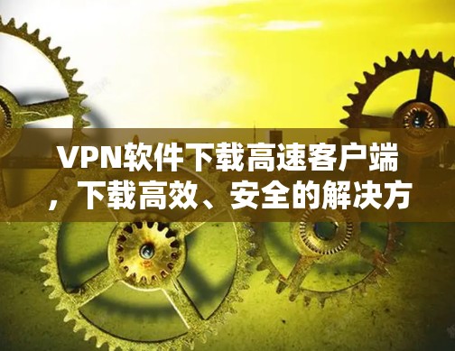 VPN软件下载高速客户端，下载高效、安全的解决方案