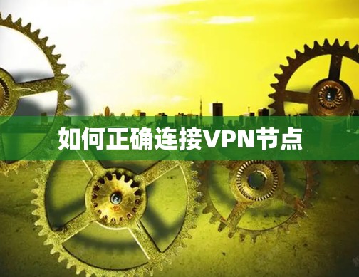 如何正确连接VPN节点