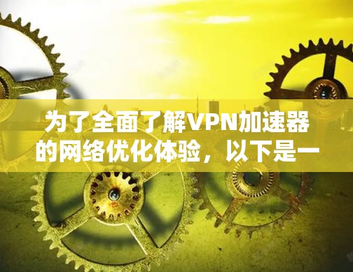 为了全面了解VPN加速器的网络优化体验，以下是一个结构化的总结