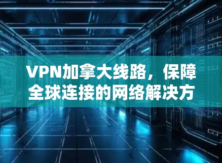 VPN加拿大线路,保障全球连接的网络解决方案 VPN加拿大线路,保障全球连接的网络解决方案