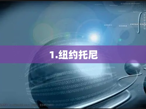 1.纽约托尼 1.纽约托尼