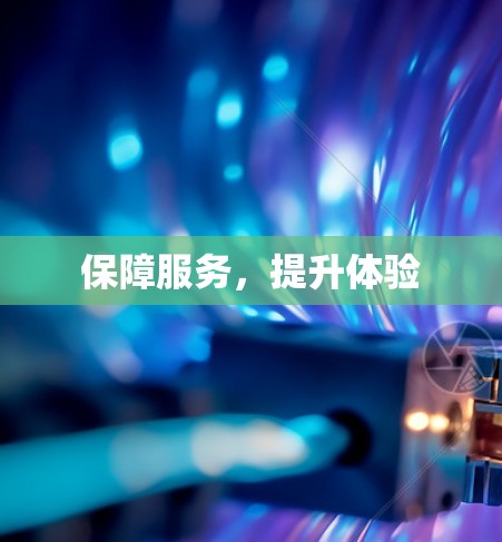 保障服务,提升体验 保障服务,提升体验