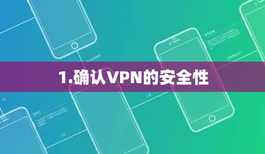 1.确认VPN的安全性 1.确认VPN的安全性