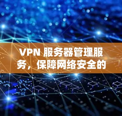 VPN 服务器管理服务,保障网络安全的数字化管理平台 VPN 服务器管理服务,保障网络安全的数字化管理平台