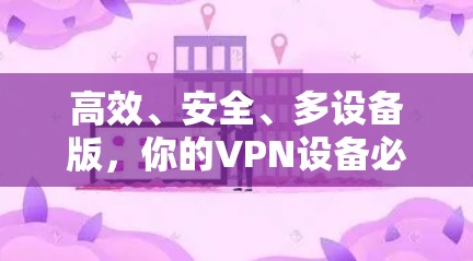 高效、安全、多设备版,你的VPN设备必备 高效、安全、多设备版,你的VPN设备必备