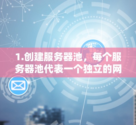 1.创建服务器池，每个服务器池代表一个独立的网络环境，分别处理不同的IP地址和端口