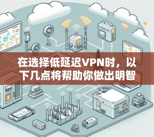 在选择低延迟VPN时，以下几点将帮助你做出明智的决策
