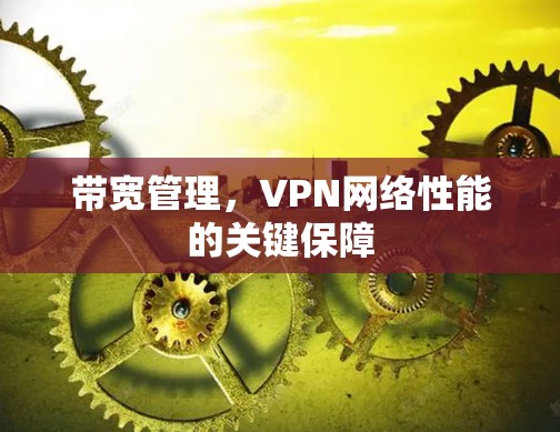 带宽管理,VPN网络性能的关键保障 带宽管理,VPN网络性能的关键保障