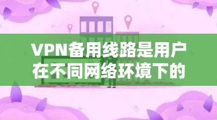 VPN备用线路是用户在不同网络环境下的连接工具，选择合适的备用线路对其的网络稳定性和安全性至关重要。以下是几种常用的VPN备用线路及其特点，供您参考