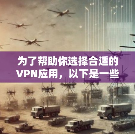 为了帮助你选择合适的VPN应用,以下是一些步骤和建议 为了帮助你选择合适的VPN应用,以下是一些步骤和建议